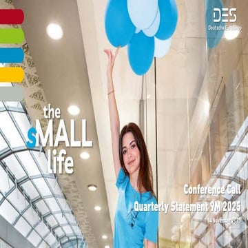 Deutsche EuroShop | Conference Call Presentation - Interim Report 9M 2025