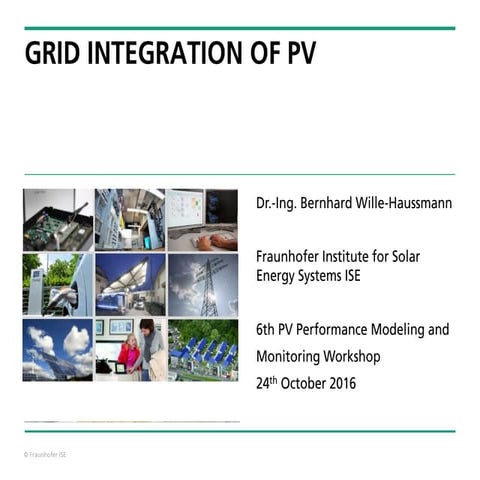 Grid Integration of PV
