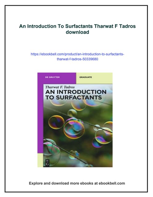 SURFACTANTS | PPTX