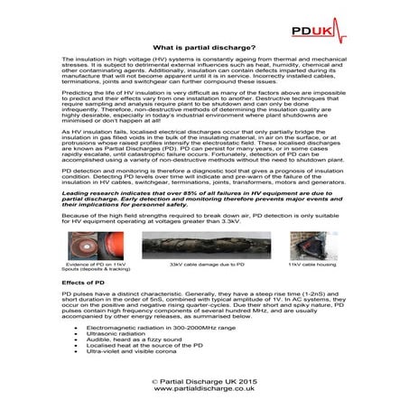 Introduction to partial discharge