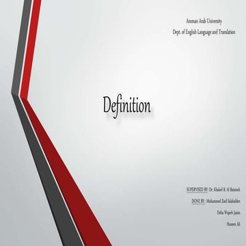 Definition