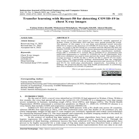A deep learning-based framework for automatic detection of COVID-19 ...