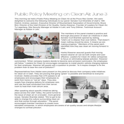 public policy clean air