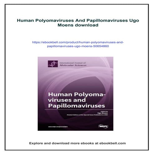 Human Polyomaviruses And Papillomaviruses Ugo Moens | PDF