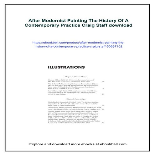 After Modernist Painting The History Of A Contemporary Practice Craig Staff