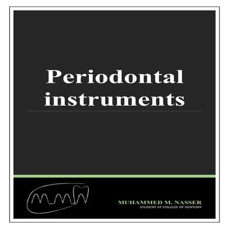 Periodontal instruments | PDF