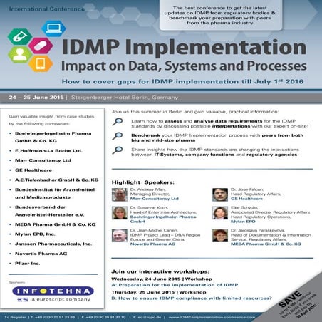 IDMP Implementation - Impact on Data, Systems and Processes. How to cover gap...