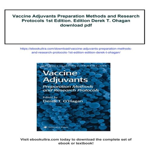 Vaccine and adjuvants | PPTX