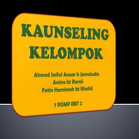 25421422 proses-kelompok-kaunseling