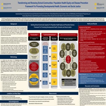 Provenzano_TRSC Poster_Pop Health Equity Forum_8.22.15