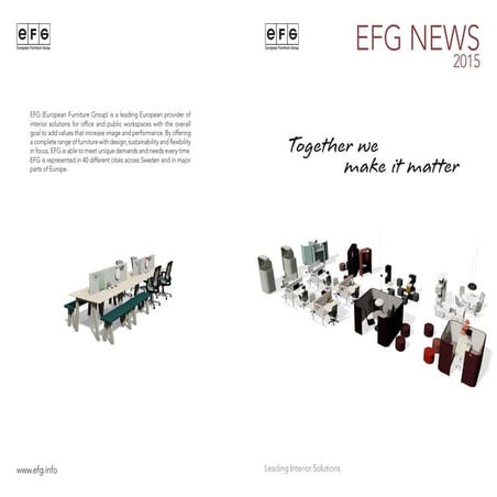 EFG Product News 2015