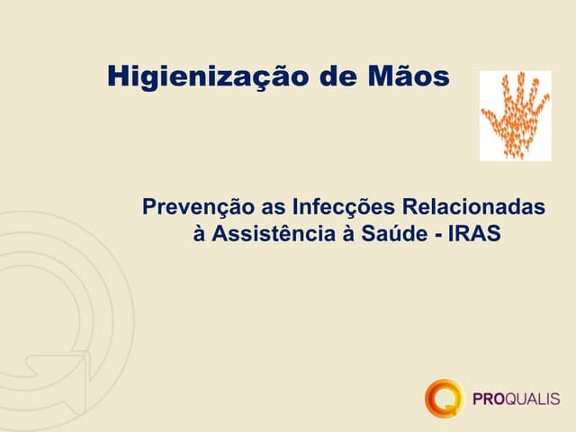 Aula higienização das mãos