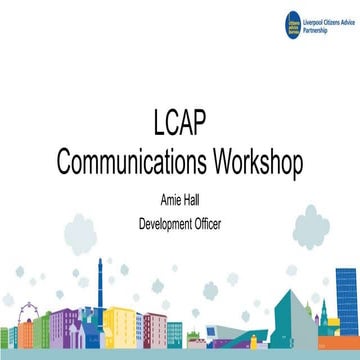 LCAP- Comms workshop presentation