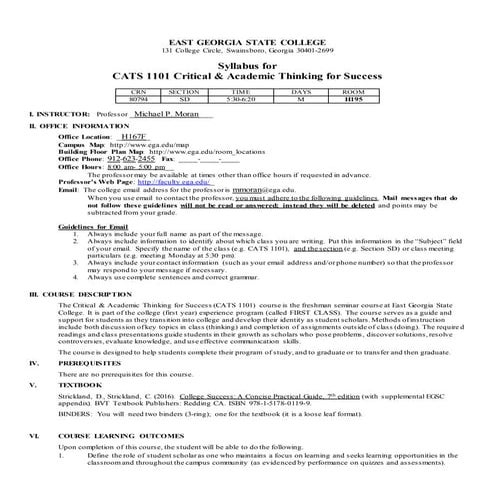 UPDATED Fall_2016_CATS_1101_Syllabus