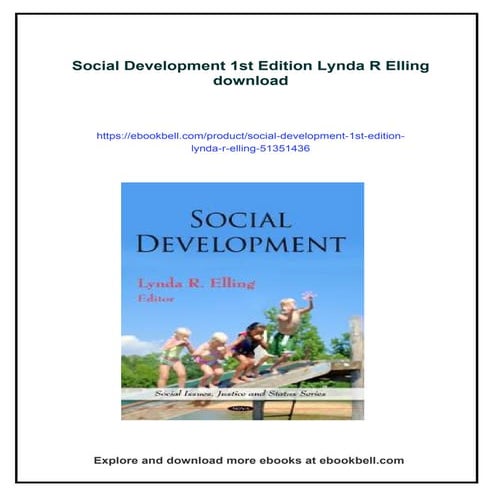 Social Development 1st Edition Lynda R Elling | PDF