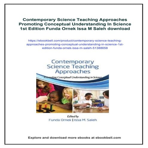 Contemporary Science Teaching Approaches Promoting Conceptual ...