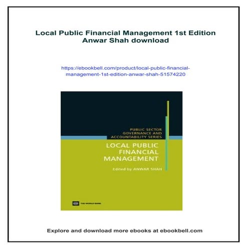 Management Policies in Local Government Finance, 6th Edition | PDF
