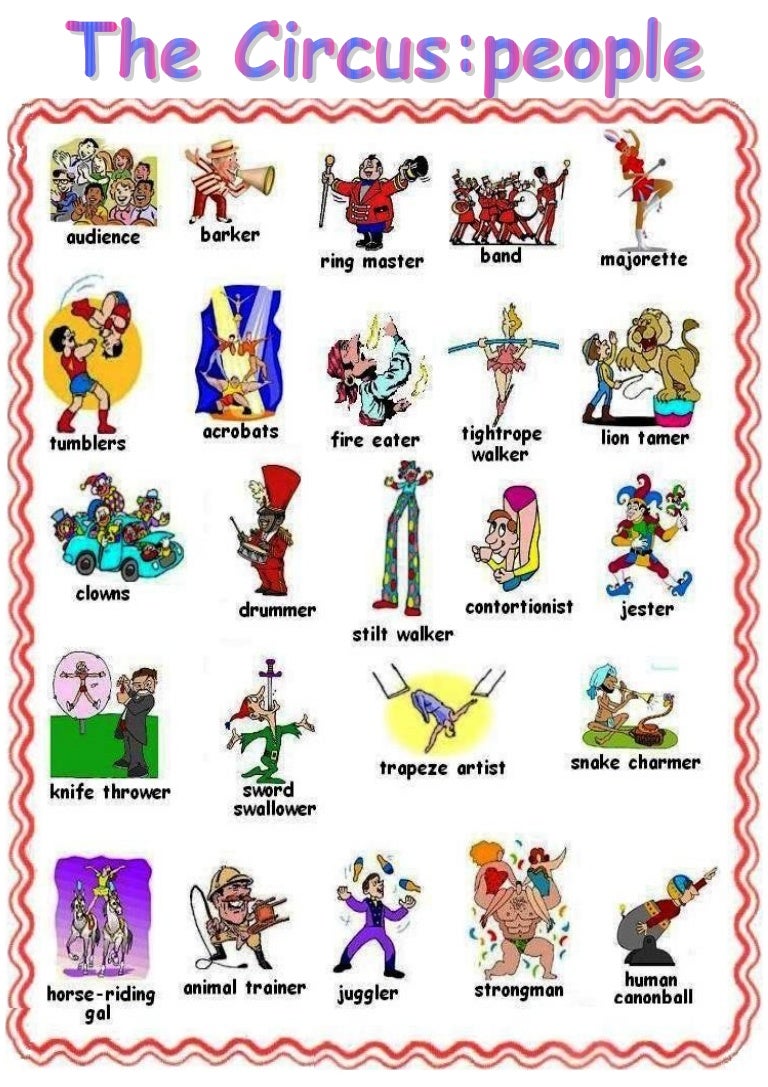 Circus Vocabulary circus-vocabulary
