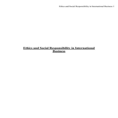 CH 3 ETHICS AND SOCIAL RESPONSIBILITY | PPT