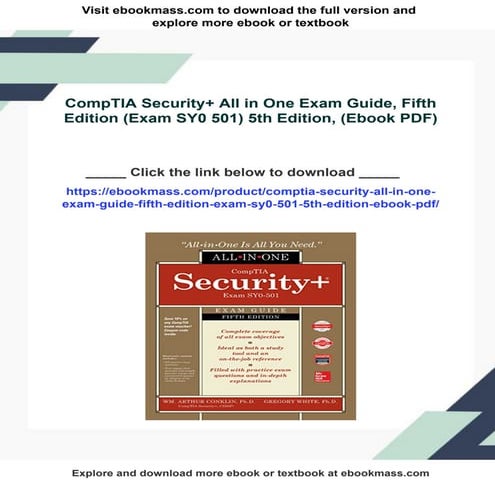 CompTIA Security+ All in One Exam Guide, Fifth Edition (Exam SY0 501) 5th Edi...