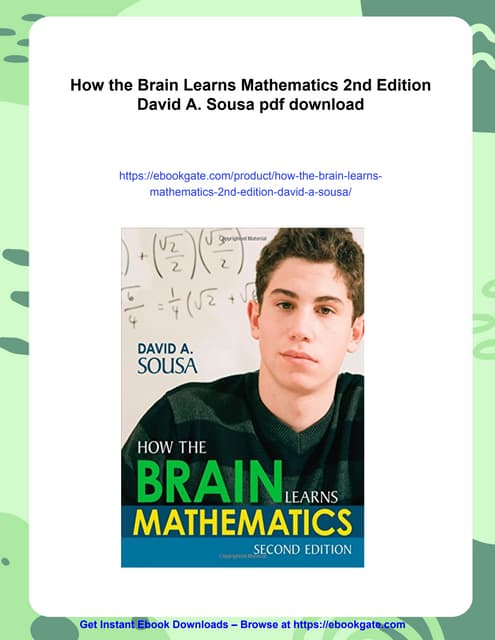 How the Brain Learns Mathematics 2nd Edition David A. Sousa