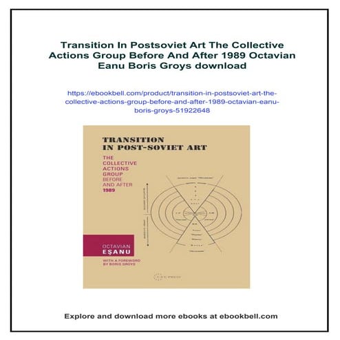 Transition In Postsoviet Art The Collective Actions Group Before And ...