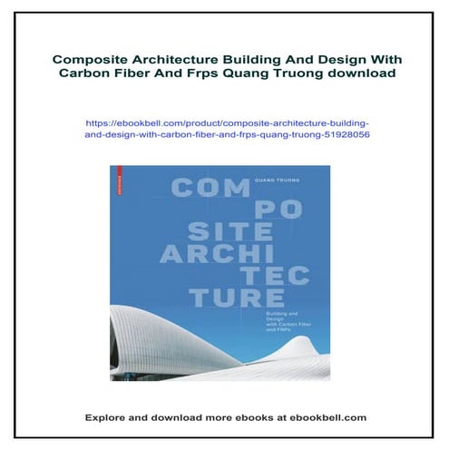 FRP Architectural handbook | PDF