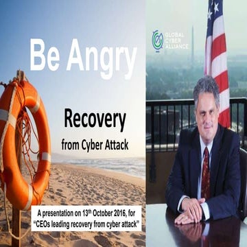 Be Angry - why CEOs should join the coalition against cyber crime