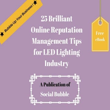 25 brilliant online reputation management tips for led lighting industry