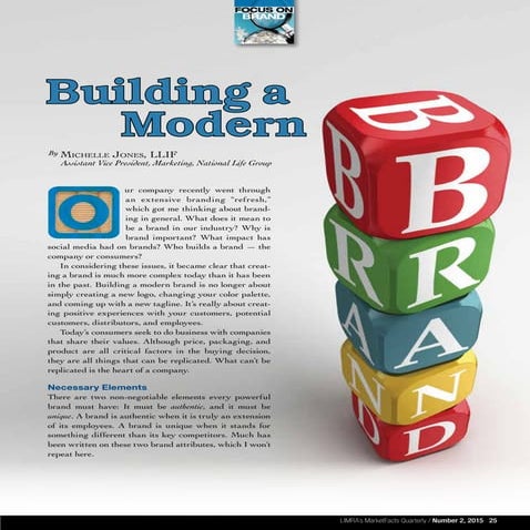 Building A Modern Brand