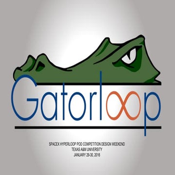 Gatorloop Presentation Texas_1-30-2016