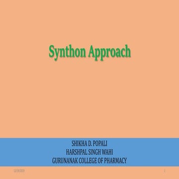 SYNTHON APPROACH