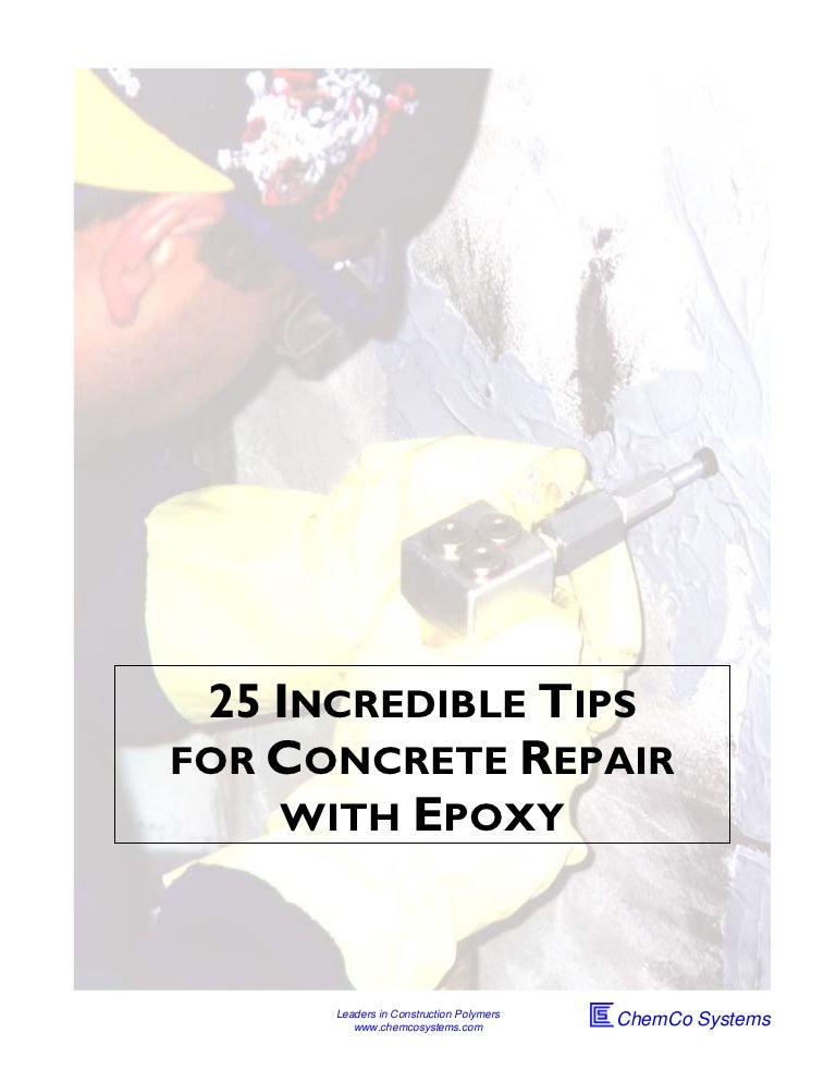 25 incredible tips for concrete repair with epoxy