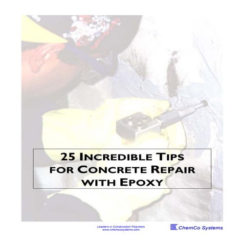 25 incredible tips for concrete repair with epoxy