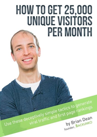 How to get 25k visitors per month