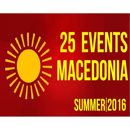 25 Macedonia events 2016 | PPT