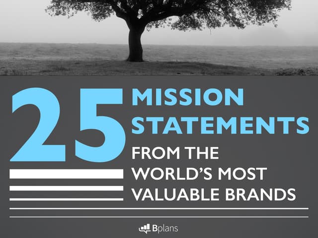 25 Mission Statements From the Worl...