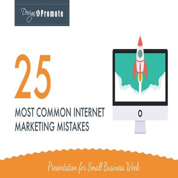 25 Most Common Internet Marketing Mistakes