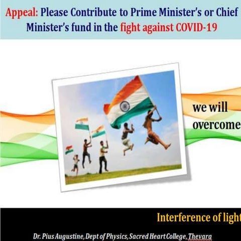 25 pius augustine interference of light