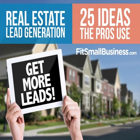 25 real estate lead generators 