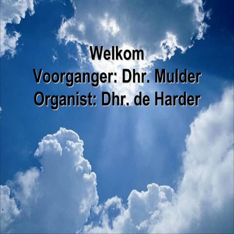 25 septemeber 2016 19.00 uur