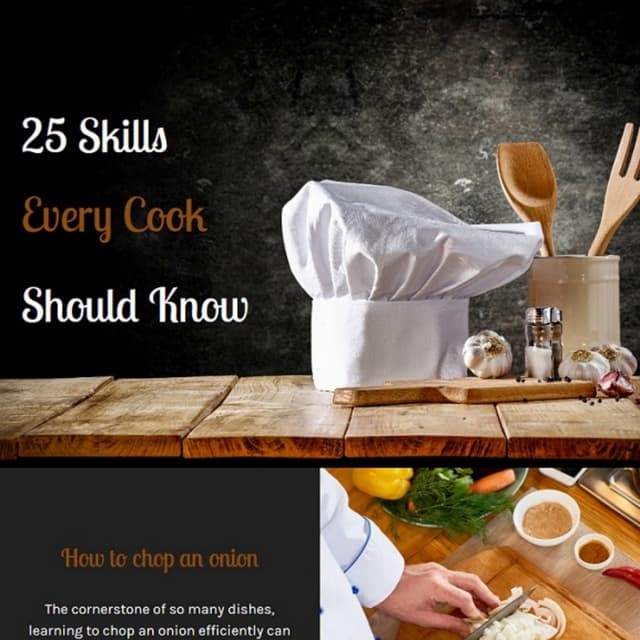 25 skills every cook should know