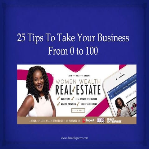 25 tips to take your business from 0 to 100