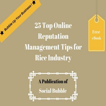 25 top online reputation management tips for rice industry