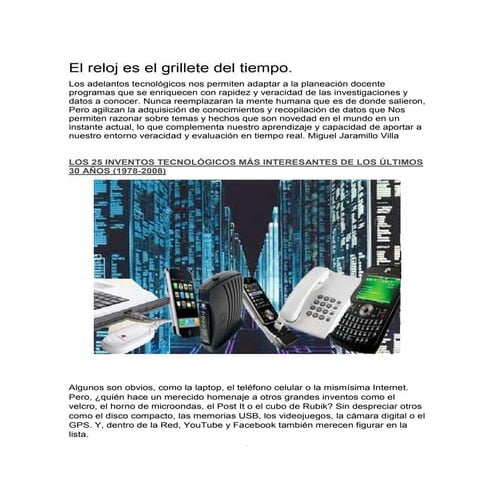 Los Mejores Inventos De La TecnologíA Del 2006 | PPT