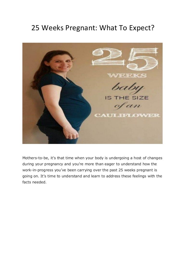25 Weeks Pregnant Pdf