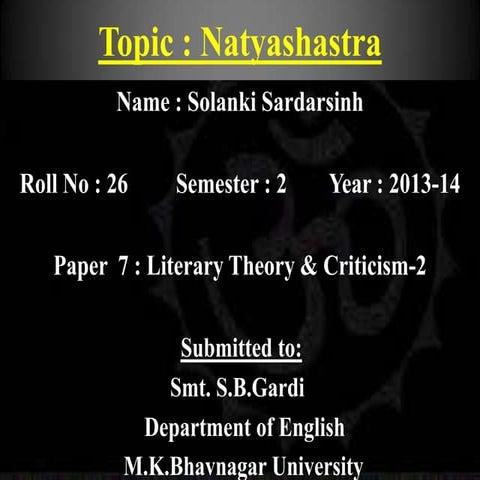 Natyashastra