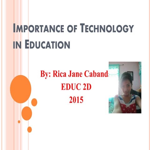 Importance of Technology in Education