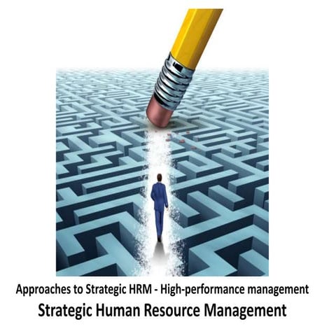 Approaches to strategic hrm -  high-performance management - strategic human ...