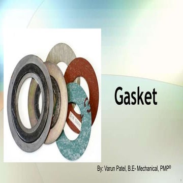 Pipe gasket. RTJ, Sprial, Metal Jacketed